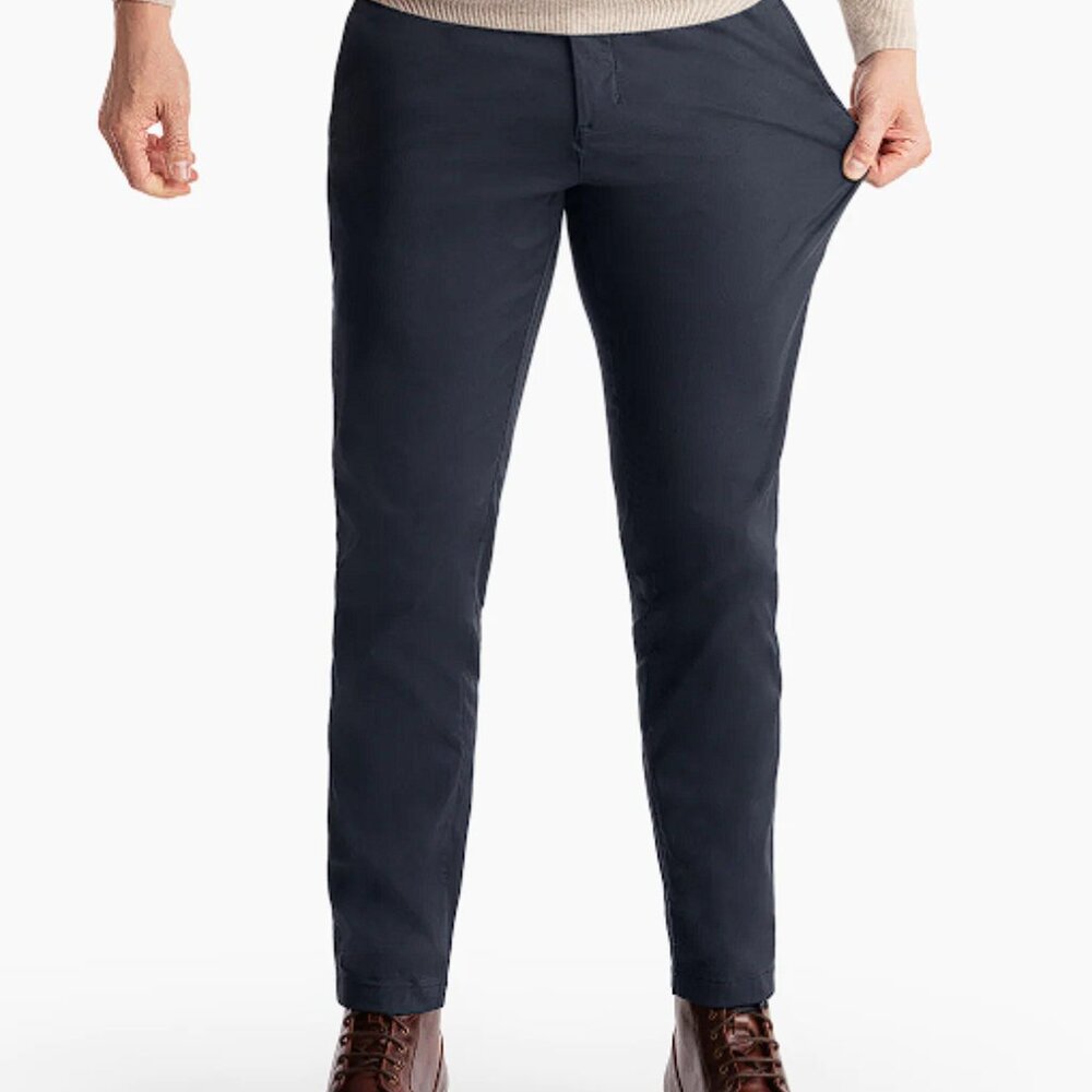 BIRDDOGS Midnight Navy Stretch Khakis with Liner